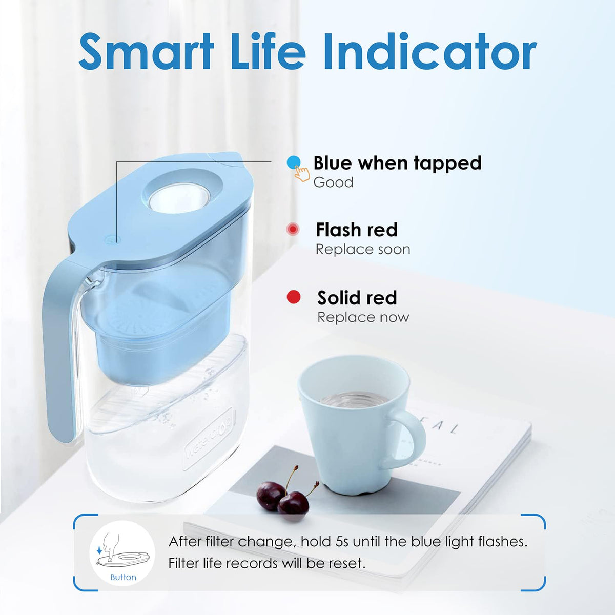 Waterdrop PT-05B fits most fridges for convenient storage