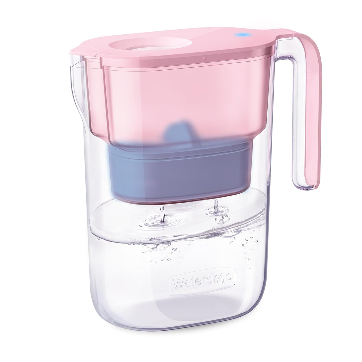 Waterdrop PT-05P-A alkaline pitcher pours mineralized water for daily hydration.
