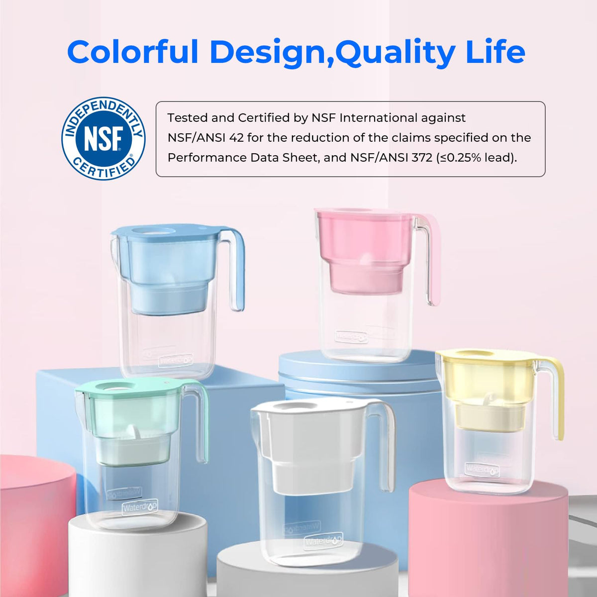 Gift-ready Waterdrop PT-05P for dorms and offices