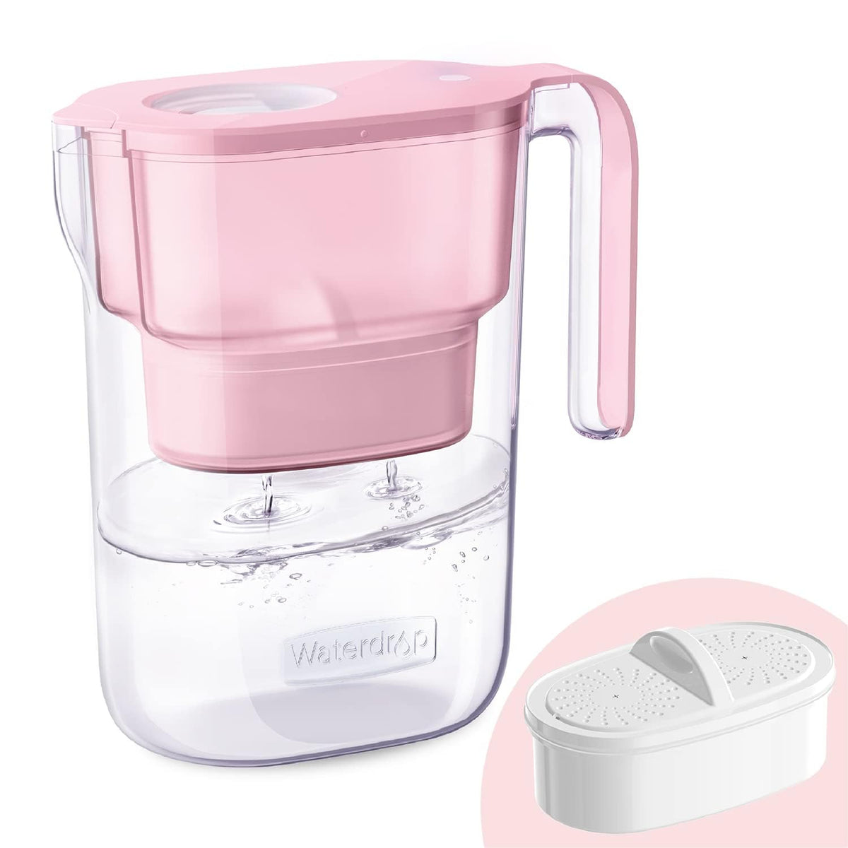 Waterdrop PT-05P pitcher showing its 7-cup capacity for everyday hydration