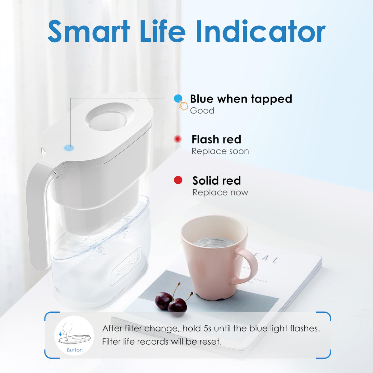 Waterdrop PT-05W dispensing action demonstrates quick water access