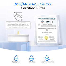 Waterdrop PT-72BL filling water step capturing easy refills