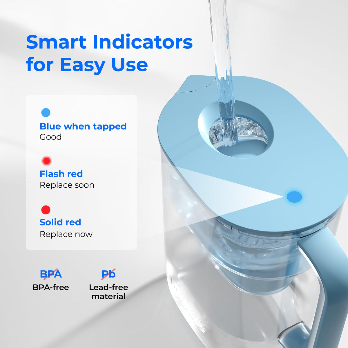 Waterdrop PT-07B fits most refrigerators with a compact design