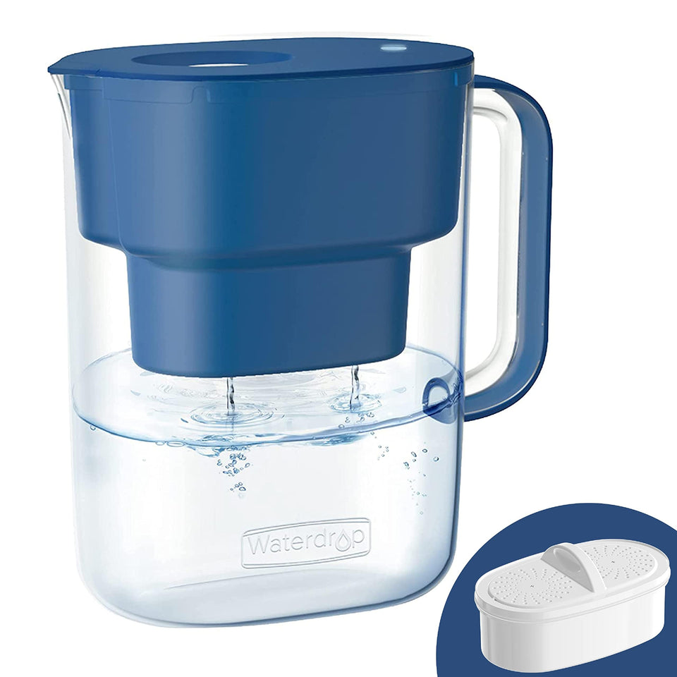 Waterdrop PT-07C pitcher with lid for clean, dust-free pouring
