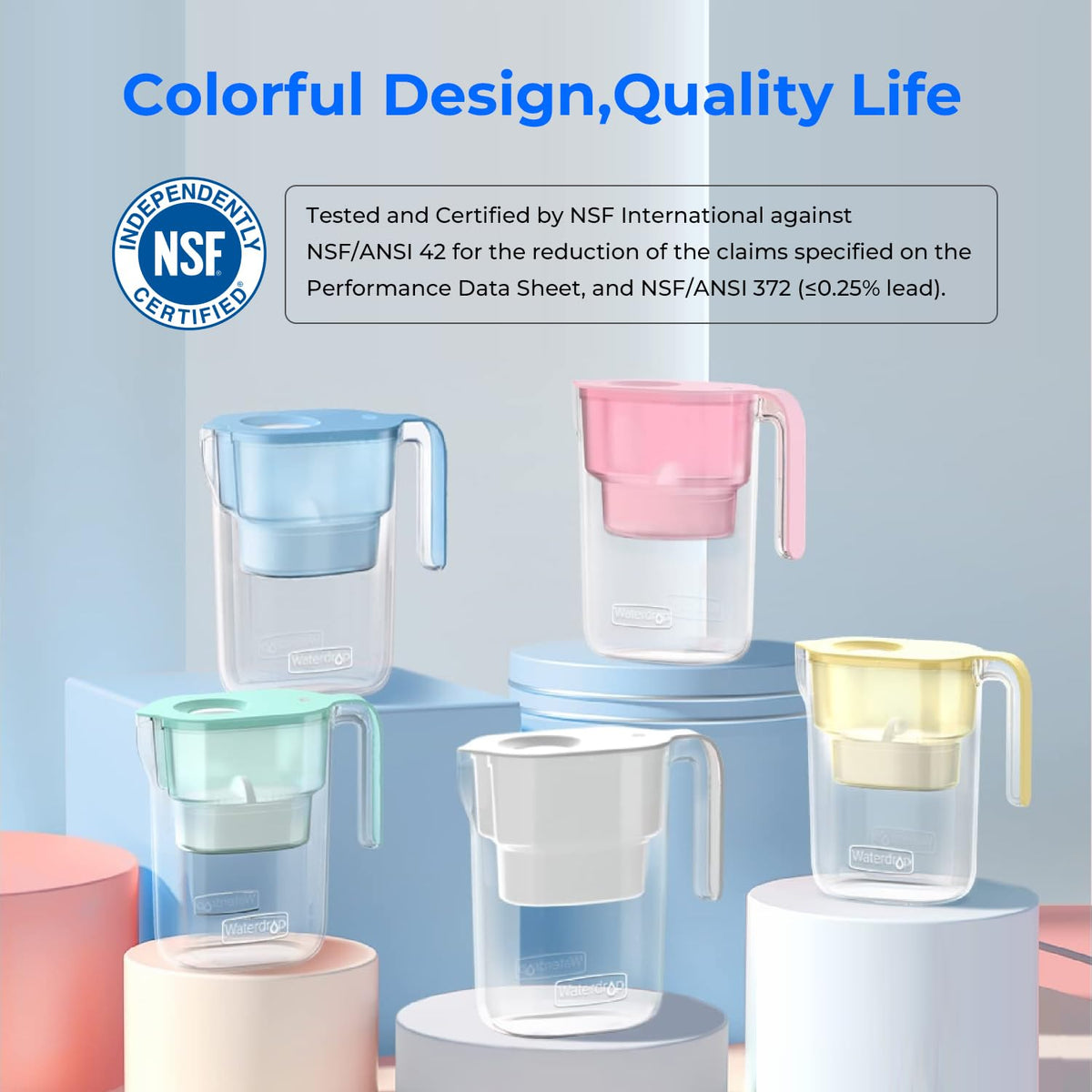 Waterdrop WD-PF-01A replacement filter for ongoing filtration performance