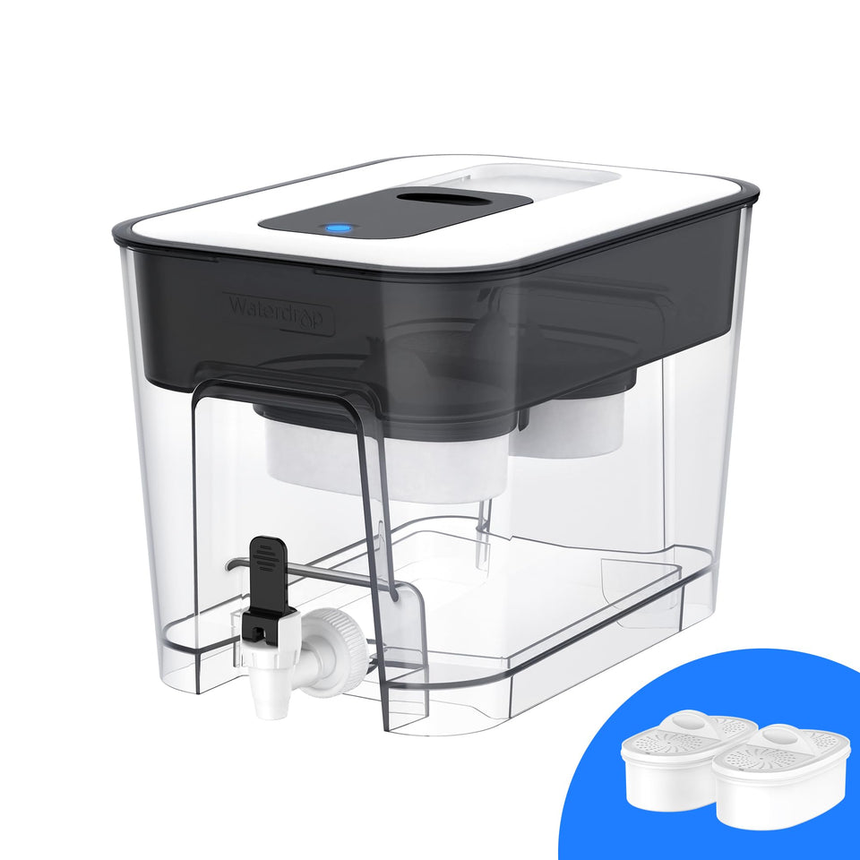 Waterdrop WFD-22L-DF front view with 40-cup capacity for family hydration