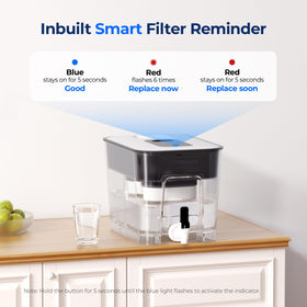 Waterdrop WFD-22L-DF pour-spout in action delivering purified water