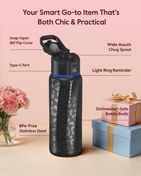 WaterH BOOST bottle battery life lasts up to two weeks per charge