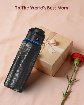 WaterH BOOST bottle Bluetooth syncing with phone for tracking hydration