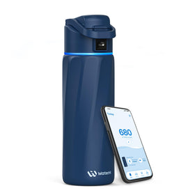 WaterH BOOST bottle wide mouth for easy ice and fruit infusion.