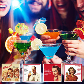 Watersay 100-pack cocktail napkins ideal for large events.