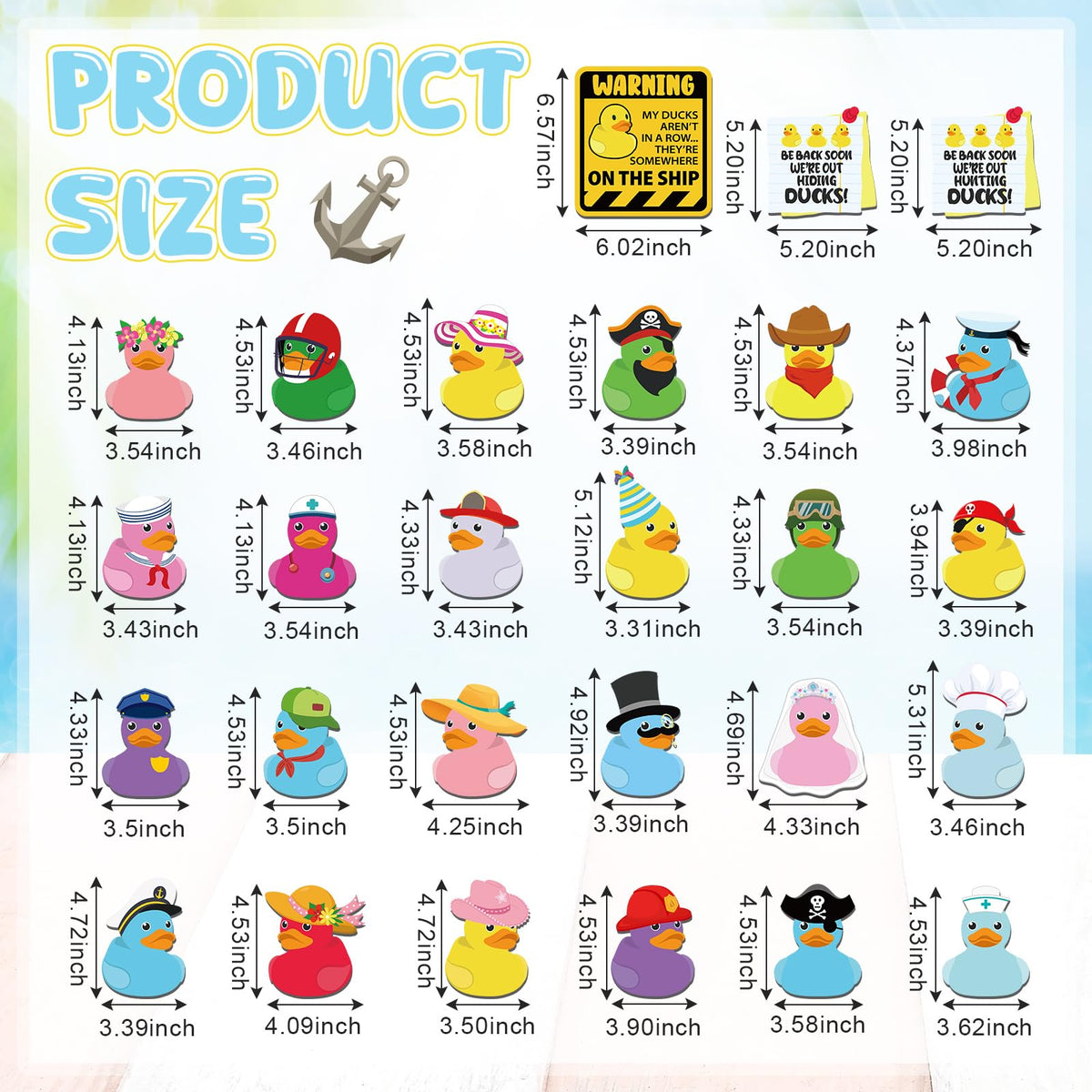 Watersay duck door magnet bride design helps you spot your door with charm.