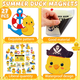 Watersay photo-taking-duck-door-magnet adds fun touch to a refrigerator