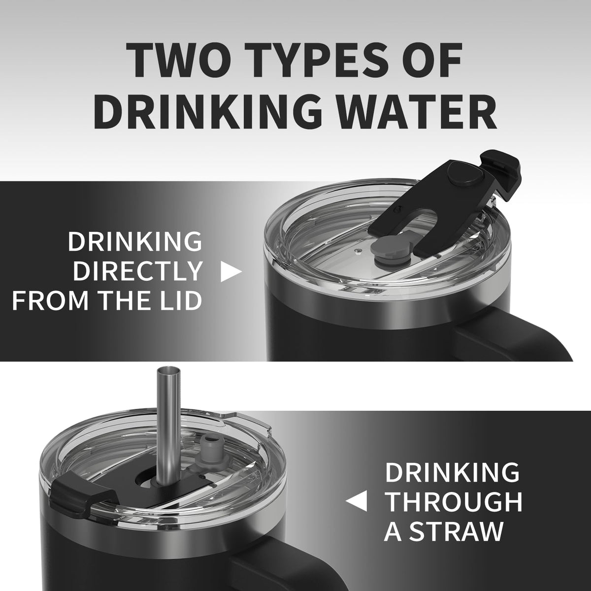 Watersy 30oz tumbler vacuum insulation keeps drinks cold for hours
