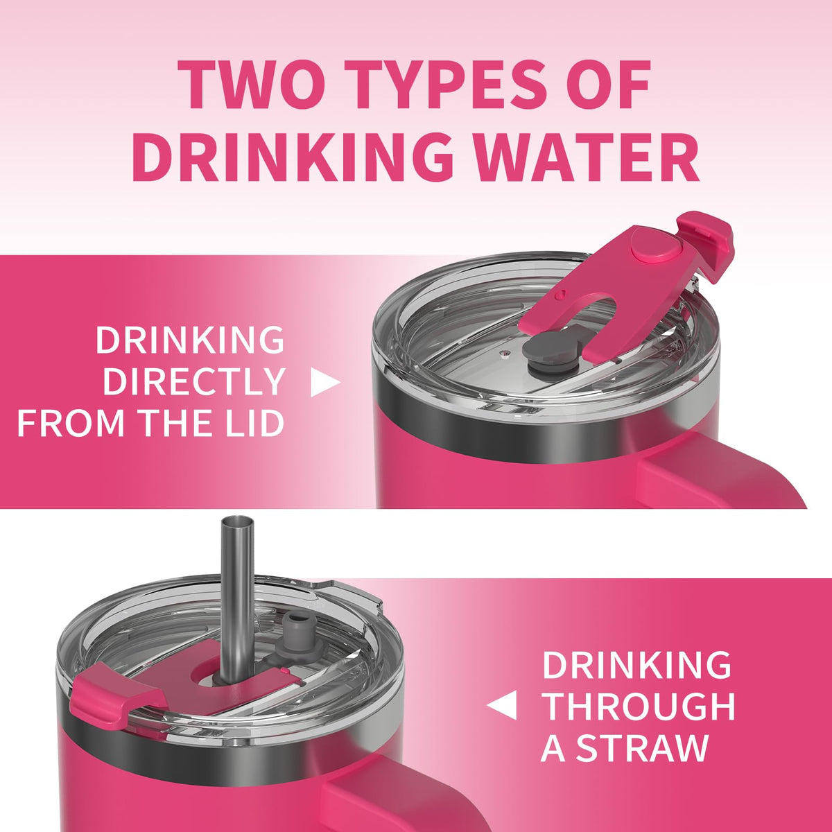 Watersy 304 stainless steel tumbler ensures durable, rust-resistant performance.