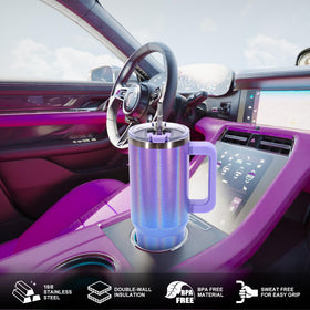 Watersy large capacity 40oz tumbler for longer outings and all-day hydration.
