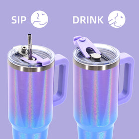 Watersy leak-proof lid keeps drinks secure during commutes and travel.
