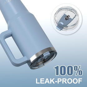 WATERSY wide-mouth design simplifies filling and cleaning.