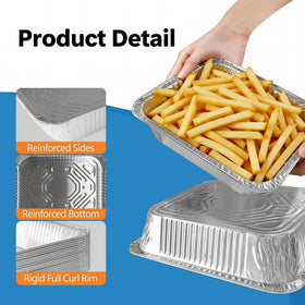 WAWINY foil pans for baking cakes with clean release.