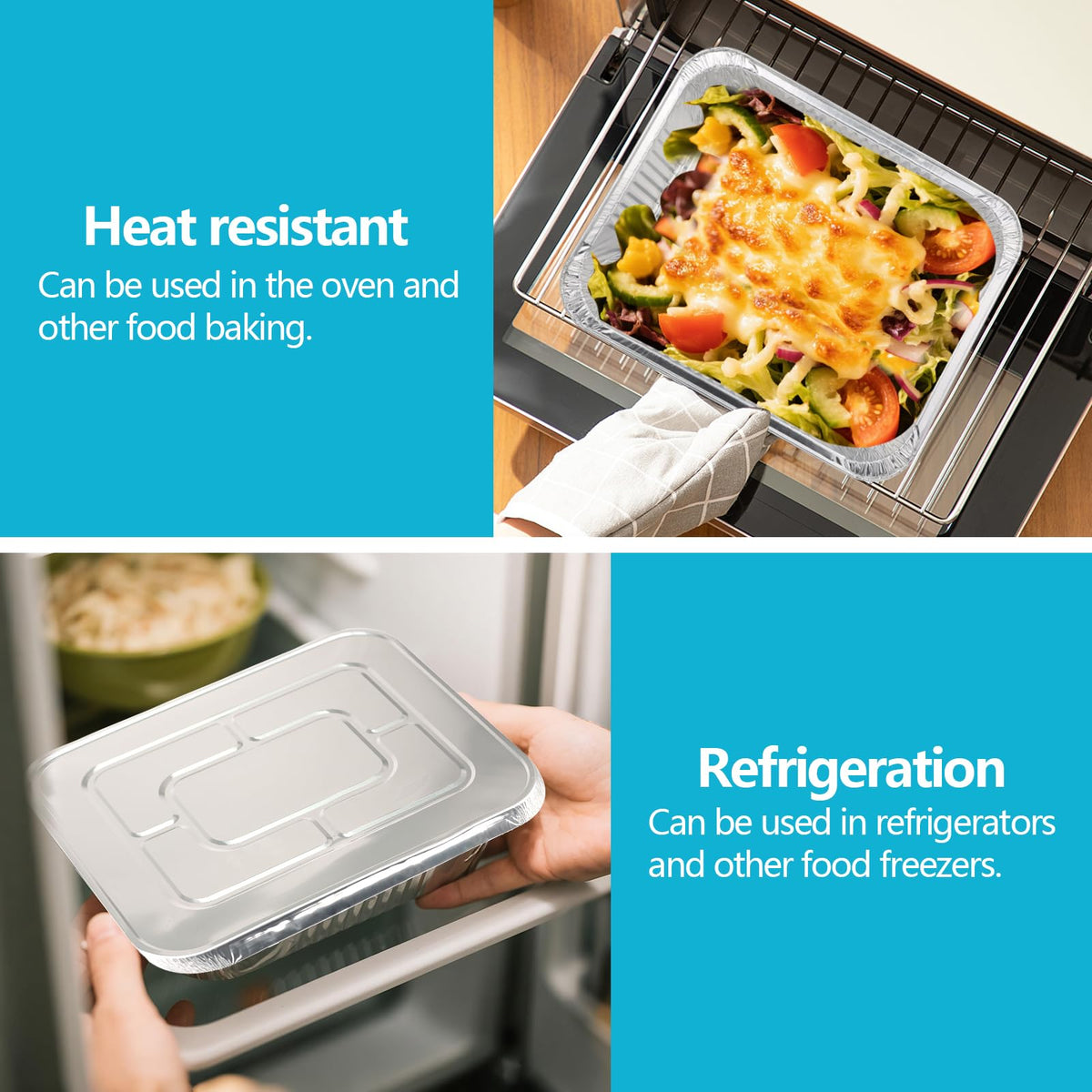WAWINY pans support meal prep and convenient buffet-style serving.