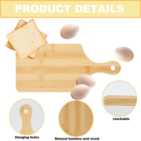 WAYASDCU mini cutting boards with handles for portable use