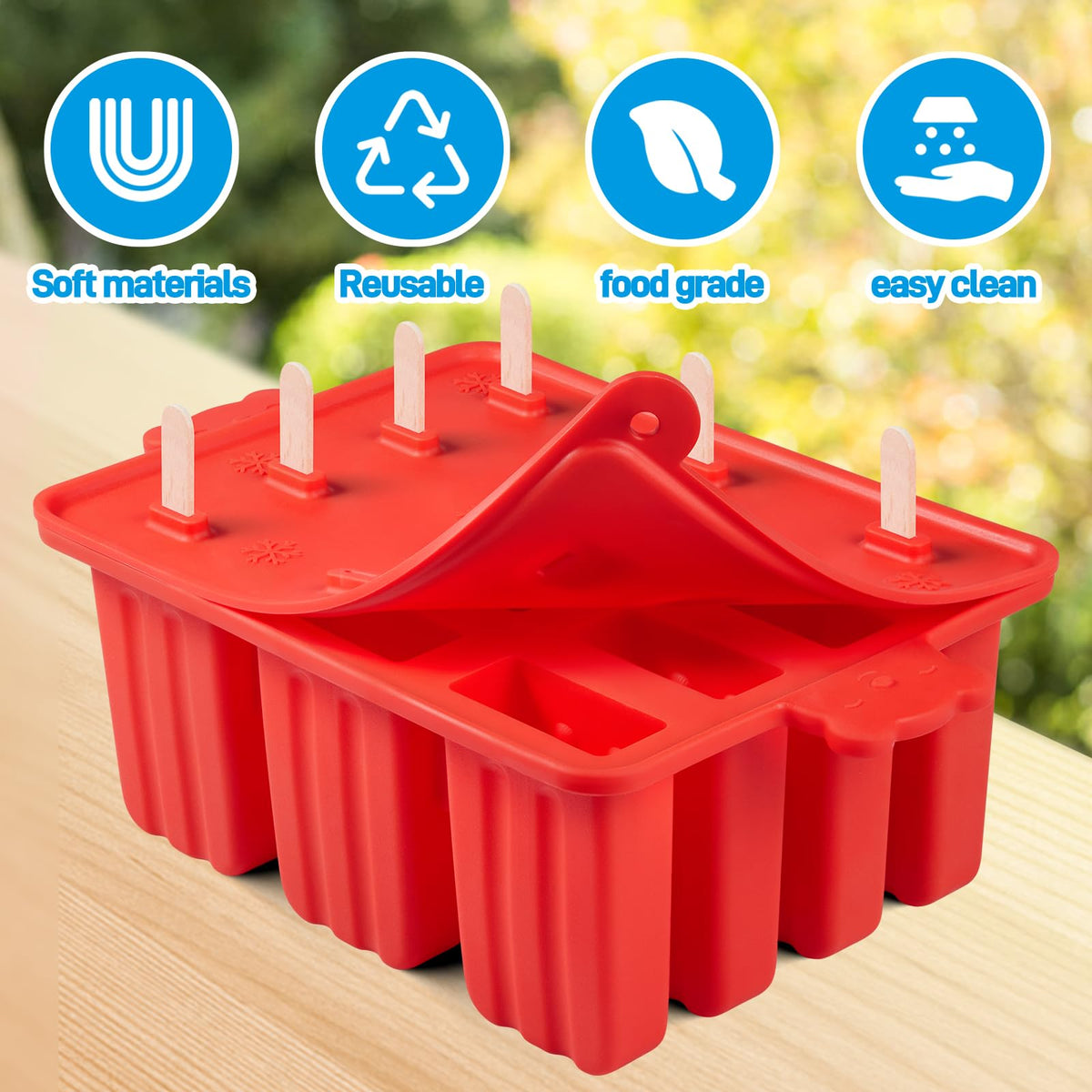Waybesty compact 12-cavity mold saves space in kitchen storage