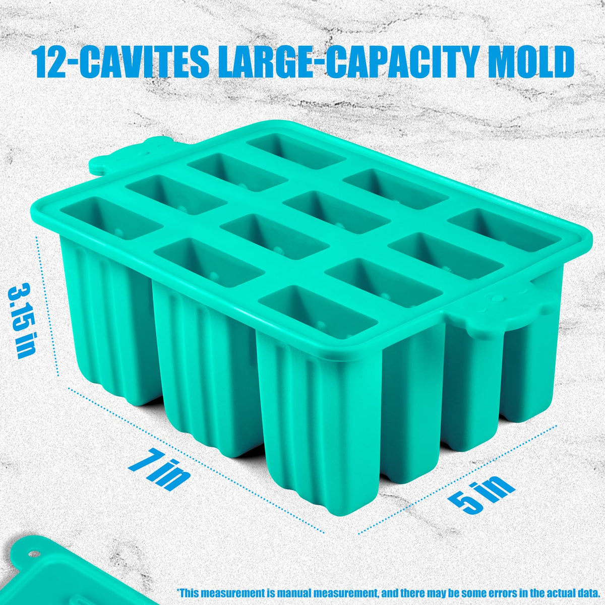Waybesty food-grade silicone popsicle mold for safe flexible release