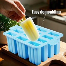 Waybesty popsicle molds flexible tray to prevent leaks