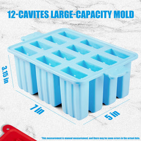 Waybesty popsicle molds silicone-soft for easy release
