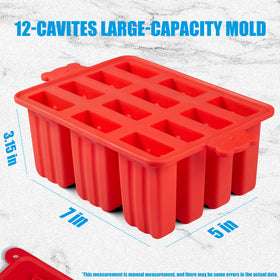 Waybesty silicone ice pop mold showing easy-release design