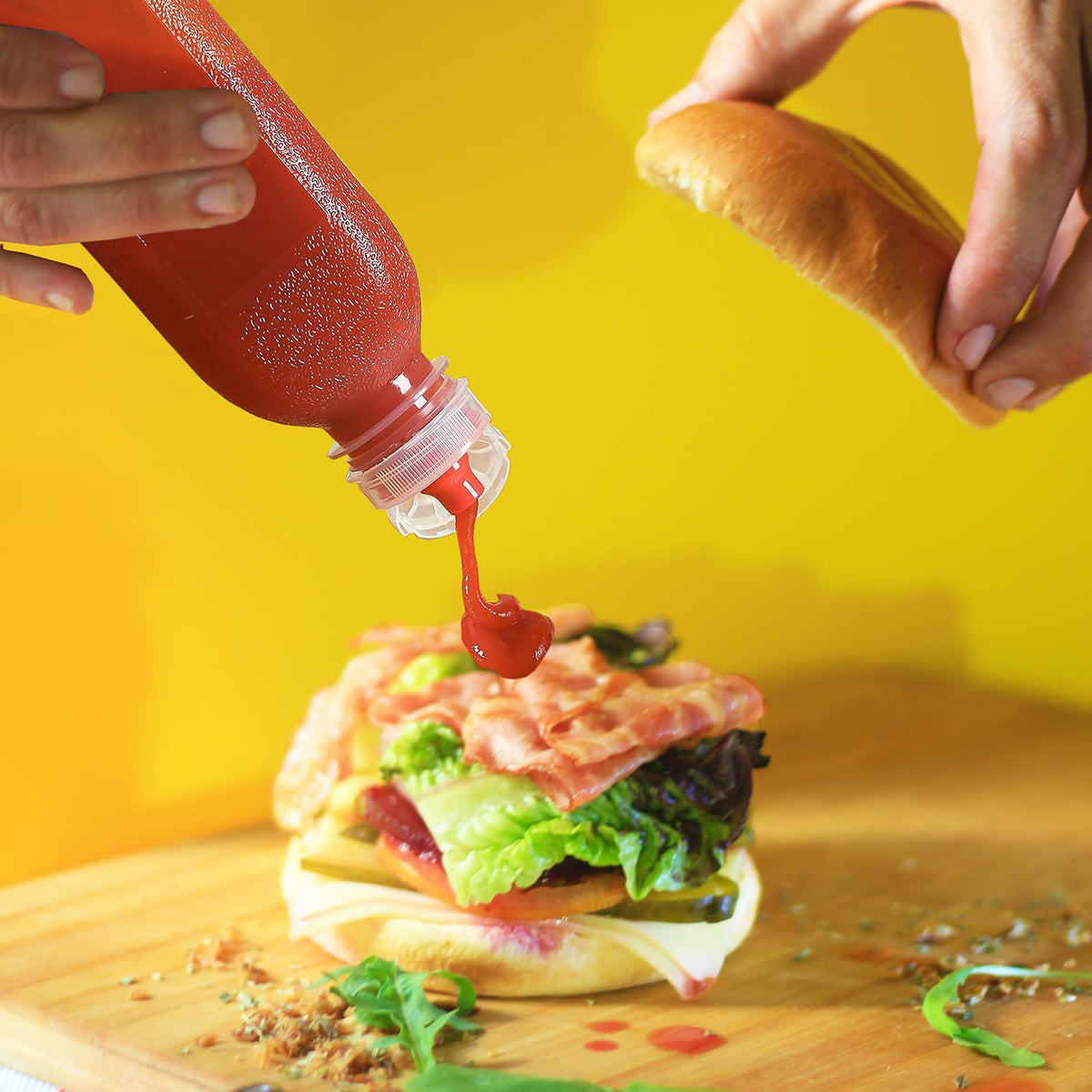 WAYDA measurement scale aids precise portioning for dressings.