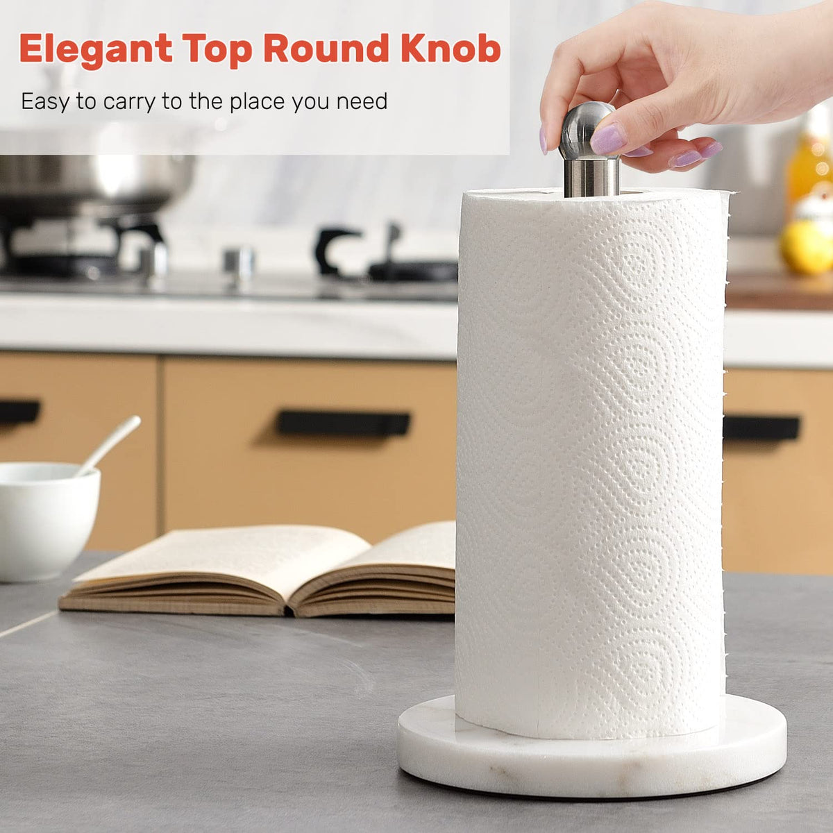 WAYDELI one-handed design simplifies towel tearing