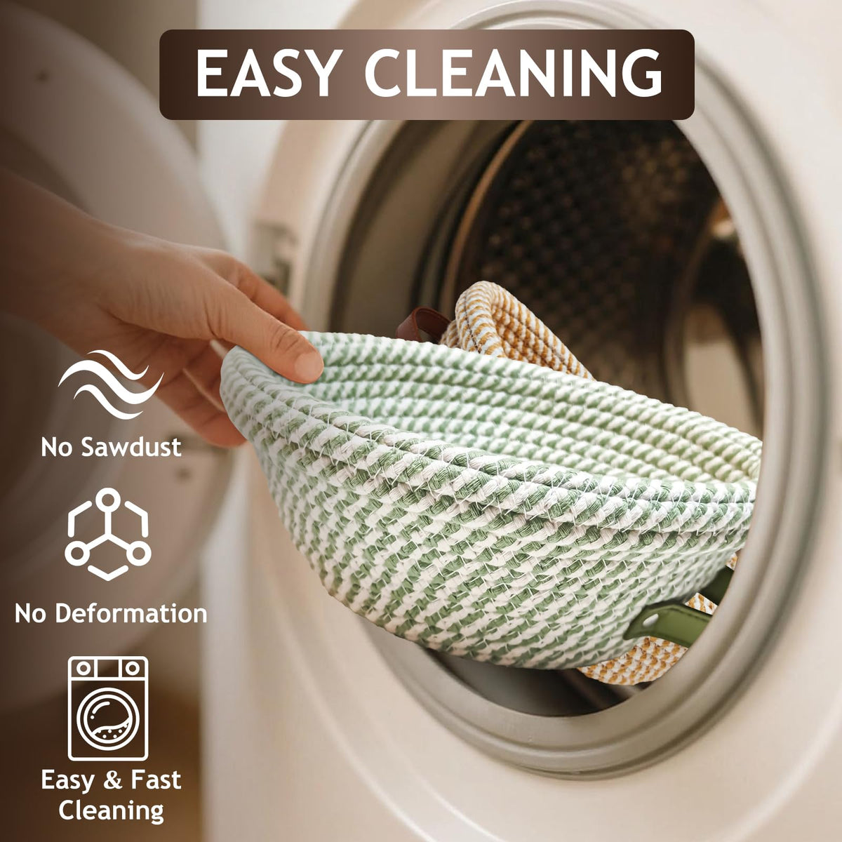 Waysse Banneton Basket linen nonstick liner enables effortless release