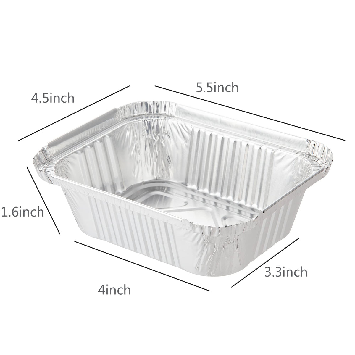Waytiffer 100-pack aluminum pans with lids simplify bulk meal prep