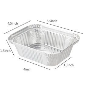 Waytiffer 100-pack aluminum pans with lids simplify bulk meal prep