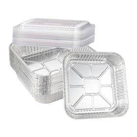 Waytiffer 8x8-inch square tin with lid for easy takeout and even baking.