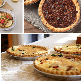 Waytiffer 9-inch round pie pan stackable design saves space