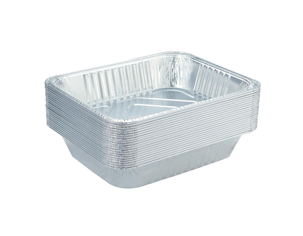 Waytiffer 9x13 pan exterior view for bulk catering and quick disposal.