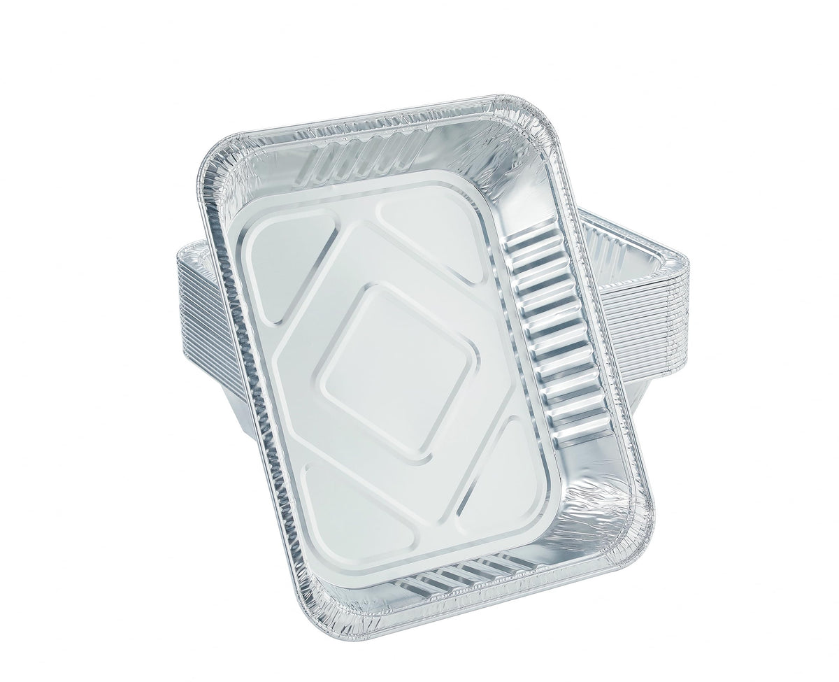 Waytiffer half-size deep steam table pan exterior view for efficient catering and easy cleanup.