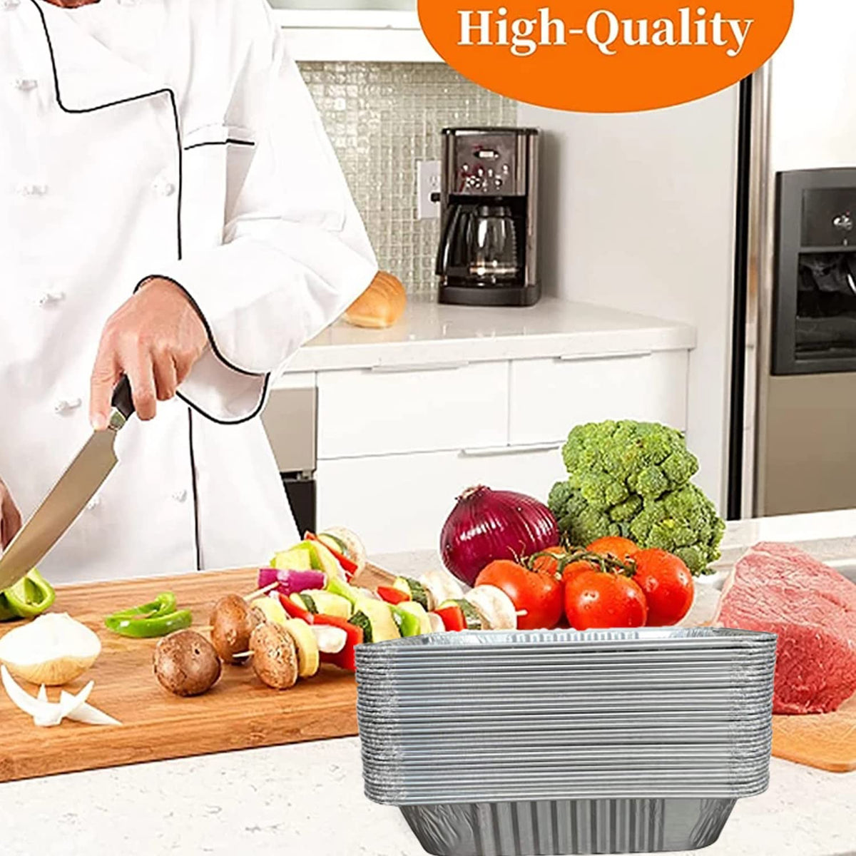 Waytiffer recyclable aluminum pan supports eco-friendly kitchen practices.
