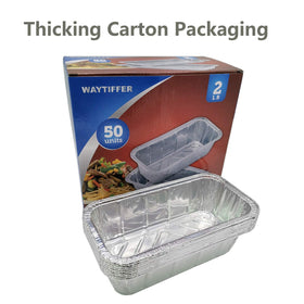 Waytiffer 50-pack bakeware for breads, cakes, and casseroles with disposable convenience