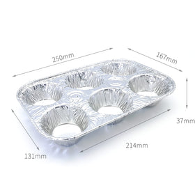 Waytiffer disposable muffin tins stacked for easy storage and quick cleanup.