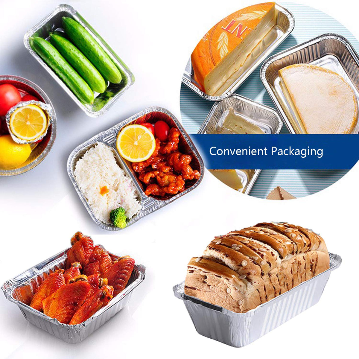 Waytiffer Loaf Pans recyclable pack highlight eco-friendly disposal option.