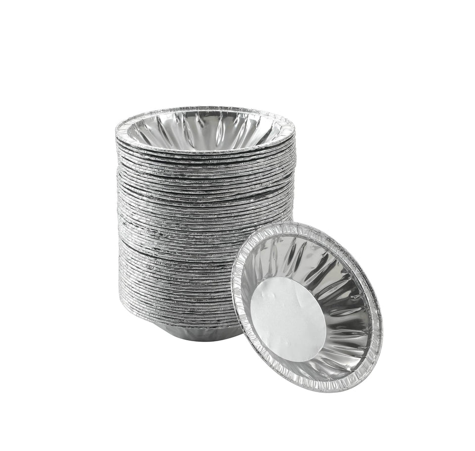 Waytiffer mini pie tin with a 4-inch top for individual pies at home and quick cleanup.