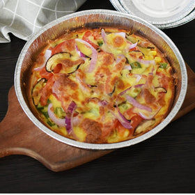 Waytiffer takeout-friendly pie pan for picnics, schools, and catering.