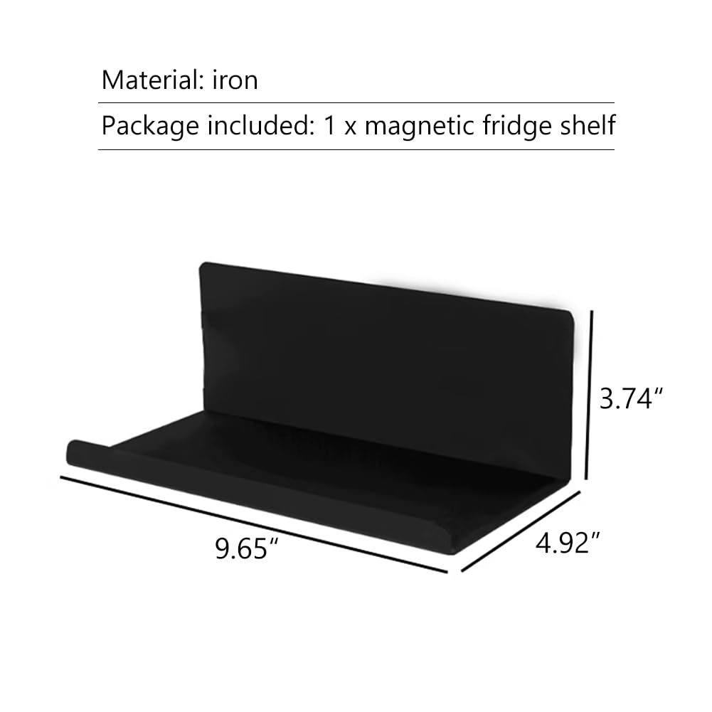 Wayuto magnetic fridge shelf dimensions show length and capacity