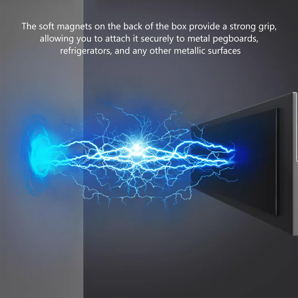 Wayuto magnetic fridge shelf open design keeps items visible and reachable