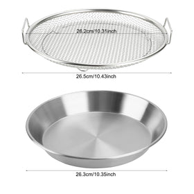 WBJKZJD mesh basket for frying helps remove excess oil for crispy results.