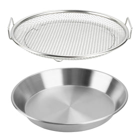 WBJKZJD oil filter tray with stainless steel mesh for efficient fat drainage.