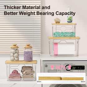 WBKATN clear acrylic body showing organized bag rolls